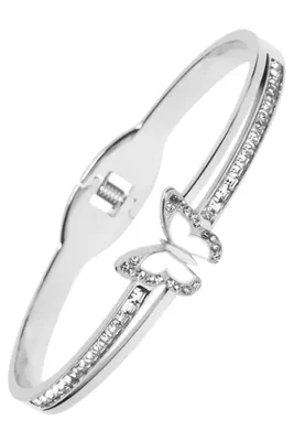 Jonc papillon Argent