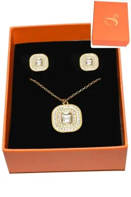 Coffret diams parure bijoux collection hervé aliex Or