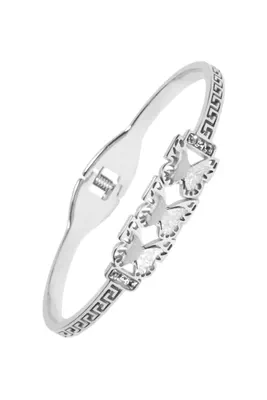 Jonc papillon Argent