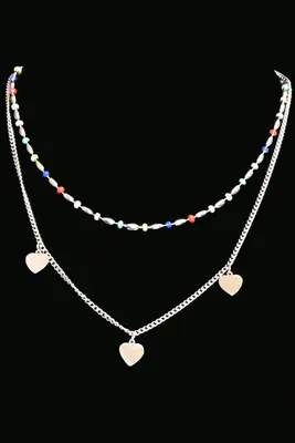 Collier coeur Argent 2BC4BD 