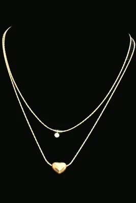 Collier coeur Or 4425A2 