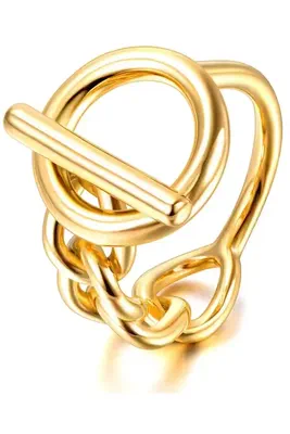 Bague taille 17mm cercle Or