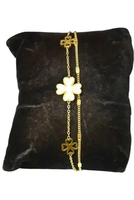 Bracelet tréfle Or 7A2917 