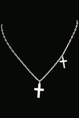 Collier croix Argent