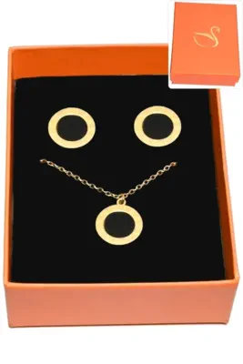 Coffret chiffre romain parure bijoux collection hervé aliex Or