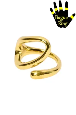 Bague taille 18mm trio Or