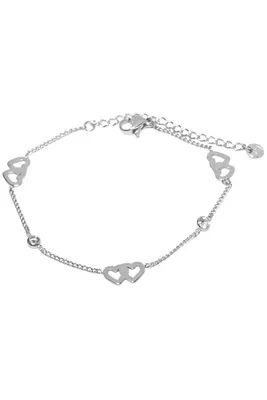 Bracelet coeur Argent
