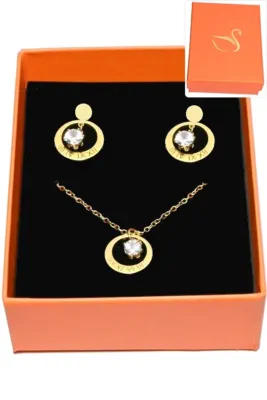 Coffret diams parure bijoux collection hervé aliex Or