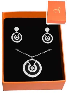 Coffret cercle parure bijoux collection hervé aliex Argent
