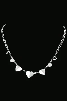 Collier coeur Argent DFRGTY 