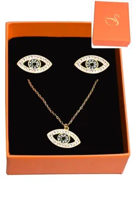 Coffret oeil fatma parure bijoux collection hervé aliex Or