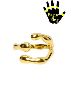 Bague taille réglable Or