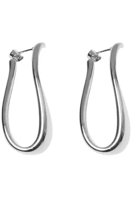 Boucle-d-oreille forme U Argent