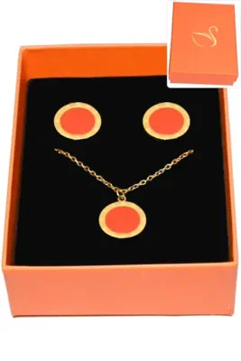 Coffret chiffre romain parure bijoux collection hervé aliex Or NSQAGT 