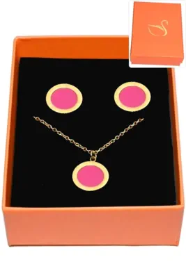 Coffret chiffre romain parure bijoux collection hervé aliex Or NSQAGT 
