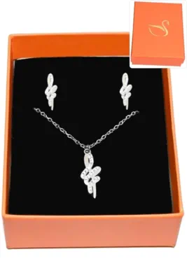 Coffret signe parure bijoux collection hervé aliex Argent