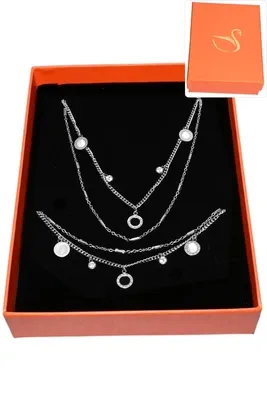Coffret chiffre romain parure bijoux collection hervé aliex Argent