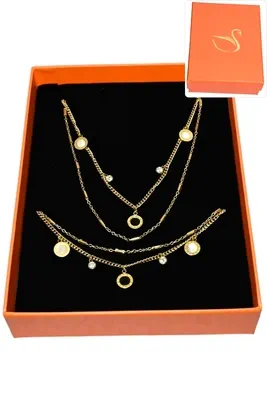 Coffret chiffre romain parure bijoux collection hervé aliex Or