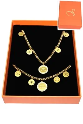 Coffret yaz fatma parure bijoux collection hervé aliex Or