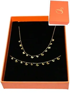 Coffret papillon Or
