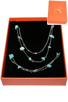 Coffret pierre parure bijoux collection hervé aliex Argent