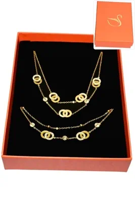 Coffret infini parure bijoux collection hervé aliex Or