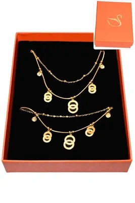 Coffret infini parure bijoux collection hervé aliex Or