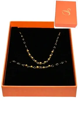 Coffret collier parure bijoux collection hervé aliex Or