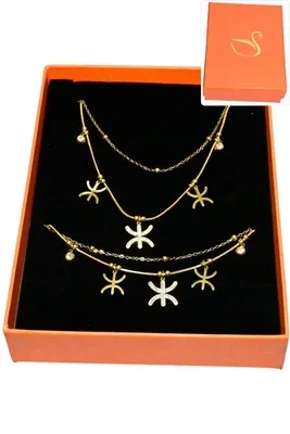 Coffret yaz fatma parure bijoux collection hervé aliex Or
