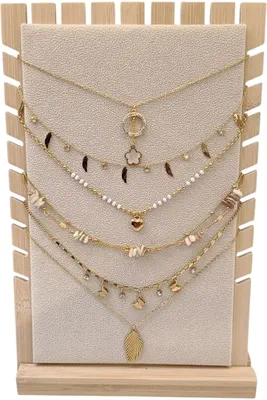 Collier avec présentoire en lot Or