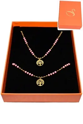 Coffret arbre de la vie parure bijoux collection hervé aliex Or