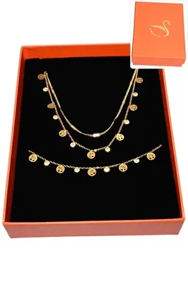Coffret arbre de la vie parure bijoux collection hervé aliex Or