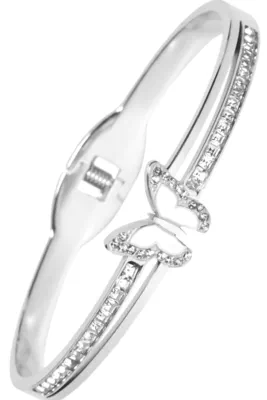 Jonc papillon Argent