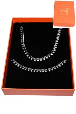 Coffret petit poid parure bijoux collection hervé aliex Argent