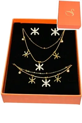 Coffret yaz fatma parure bijoux collection hervé aliex Or