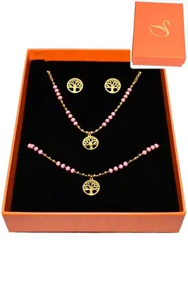 Coffret arbre de la vie parure bijoux collection hervé aliex Or