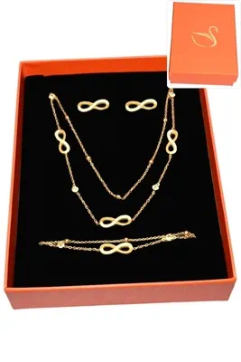 Coffret infini parure bijoux collection hervé aliex Or
