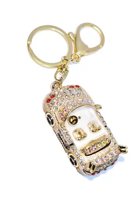 porte-cle voiture Or P266F 