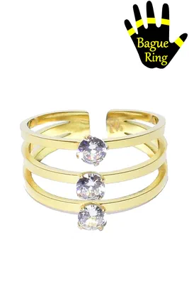 Bague diams taille réglable Or 873DCC 