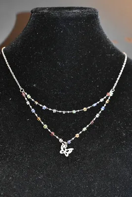 Collier papillon Or D61A28 