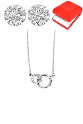 Coffret cercle infini Argent 20558 