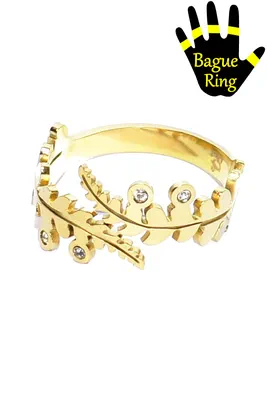 Bague taille réglable fleur Or 7B3C4C 