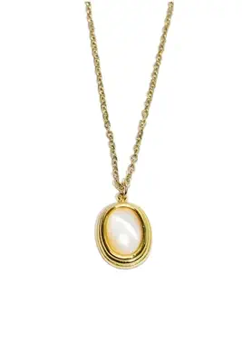 Pendentif ovale Or 4EA0F6 