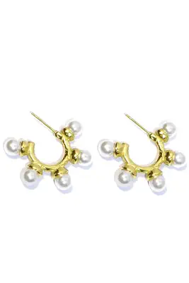 Boucle-d-oreille perle Or 661ECE 