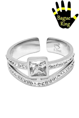 Bague taille réglable Argent 77AF67 