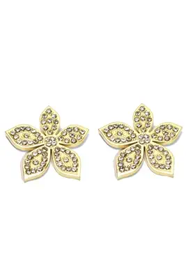 Boucle-d-oreille fleur Or EC0657 