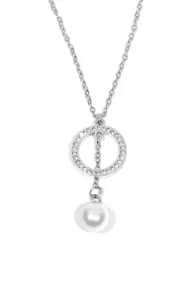 Pendentif perle Argent