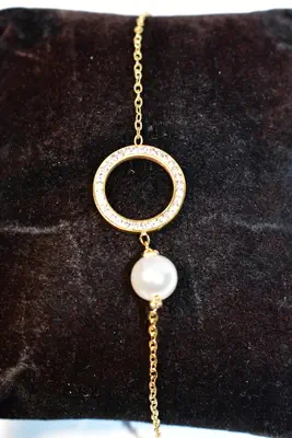 Bracelet perle Or