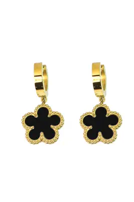 Boucle-d-oreille fleur Or 589997 