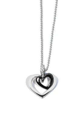 Pendentif céramique coeur Argent